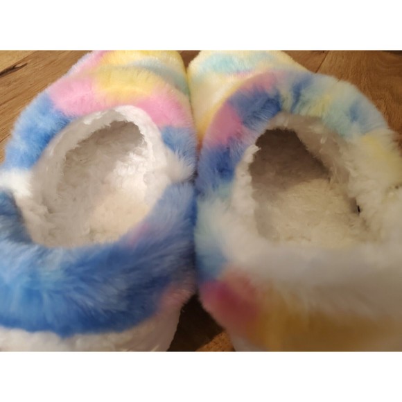 NWOT Crocs CLASSIC FUR SURE Tie Dye Colored Lined Clog Shoes Womens 7 / Mens 5 - Picture 6 of 7